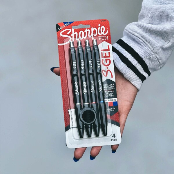 Sharpie S-Gel Pen - Black .5mm 4Pk BP
